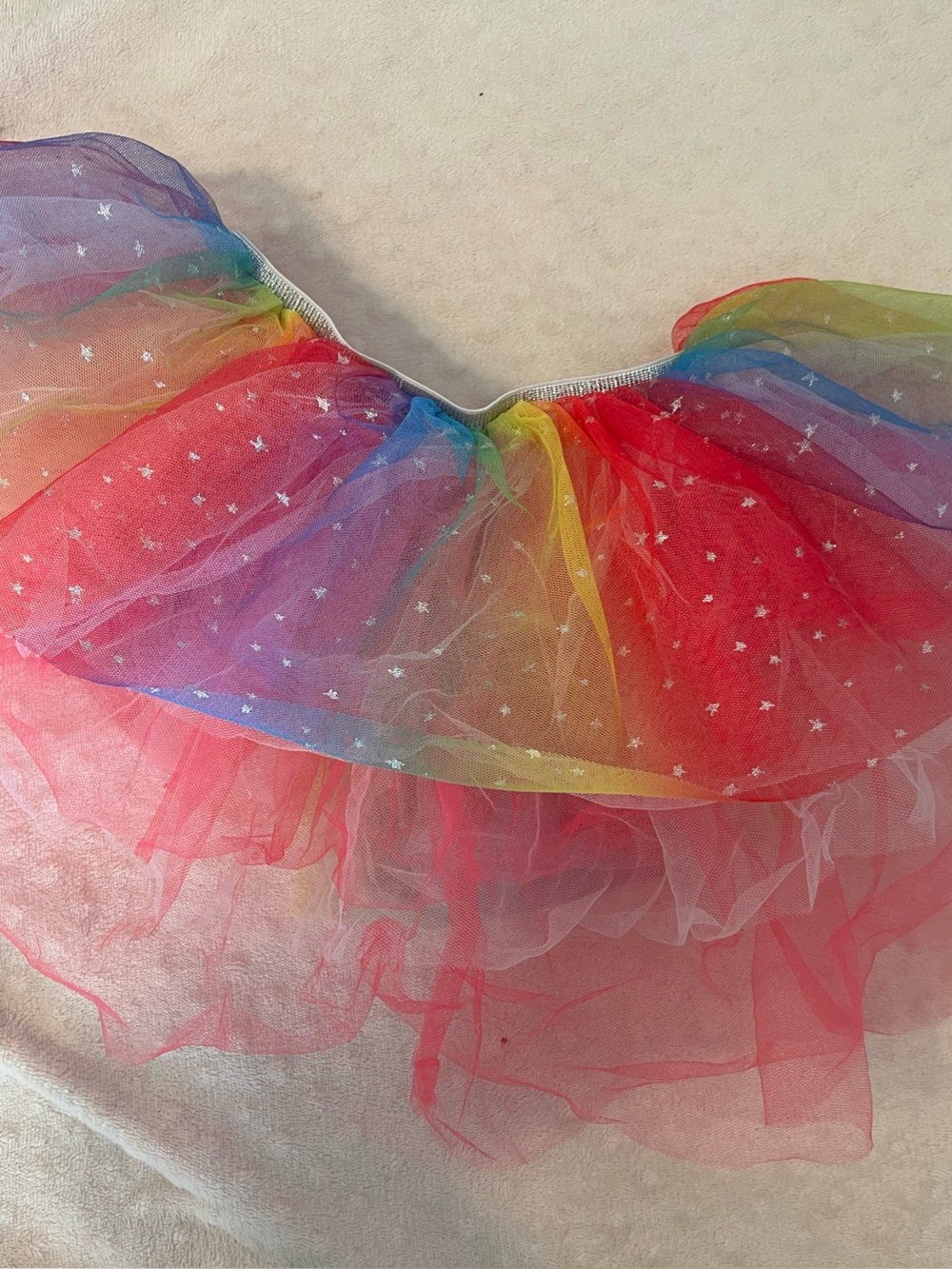 Girls' Sparkly Rainbow Tutu; Size: 3T/3